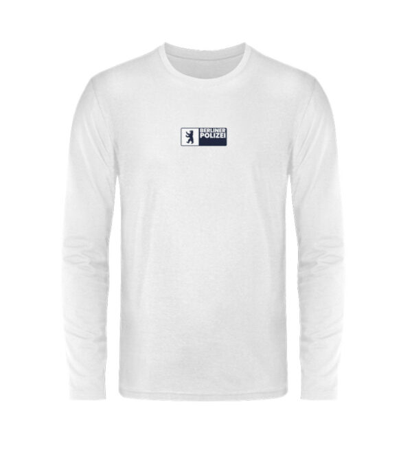 Berliner Polizei Rectangle - Unisex Langarmshirt-3