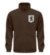 Wappen - Berlin - Grau - Fleece Jacke mit Stick-6890