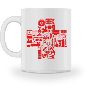 Icon Medizin Kreuz - Tasse-3