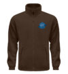 THW Wappen Zahnrad - Fleece Jacke mit Stick-6890