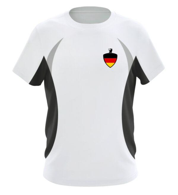 Wappen Deutschland Adler - Herren Laufshirt tailliert geschnitten-6757