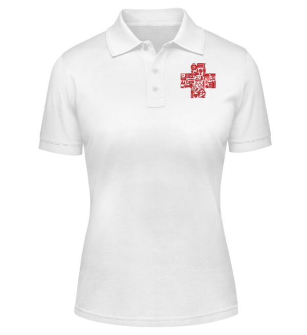 Icon Medizin Kreuz - Damen Poloshirt-3