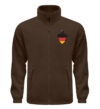 Wappen Deutschland Adler - Fleece Jacke mit Stick-6890