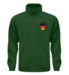 Wappen Deutschland Adler - Fleece Jacke mit Stick-2936