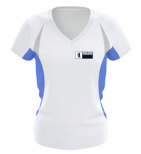 Berliner Feuerwehr Rectangle - Frauen Laufshirt tailliert geschnitten-6751