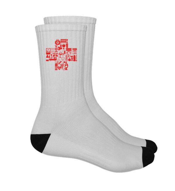 Icon Medizin Kreuz - Logo Socken-7008