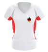 Wappen Deutschland Adler - Frauen Laufshirt tailliert geschnitten-6756