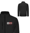 Berliner Feuerwehr Rectangle Bln Flagge - Unisex Softshell Jacket mit Stick-16