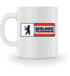 Berliner Feuerwehr Rectangle Bln Flagge - Tasse-3