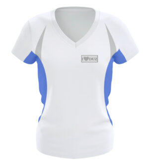 I love DUZ - Frauen Laufshirt tailliert geschnitten-6751