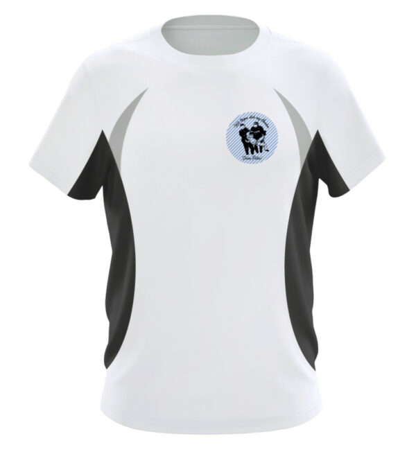 Wir tragen dich auf Händen - Blue Strips - Herren Laufshirt tailliert geschnitten-6757