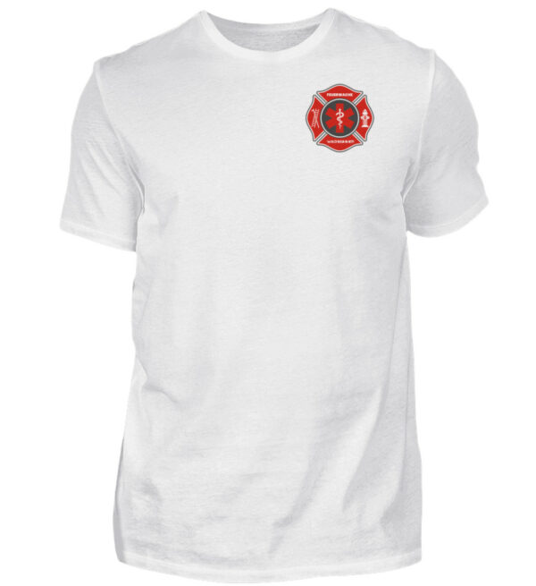Feuerwehr-Medizin personalisierbar - Herren Premiumshirt-3