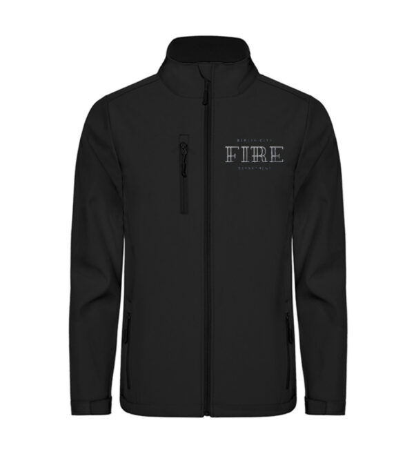 BCFD - White - Unisex Softshell Jacket mit Stick-16