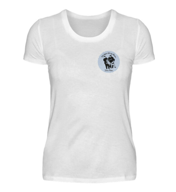 Wir tragen dich auf Händen - Blue Strips - Damenshirt-3