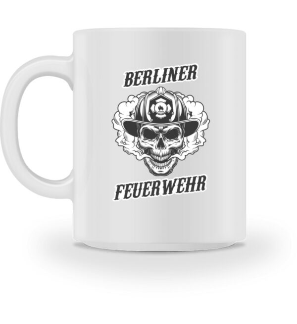 Berliner Feuerwehr Skull - Tasse-3