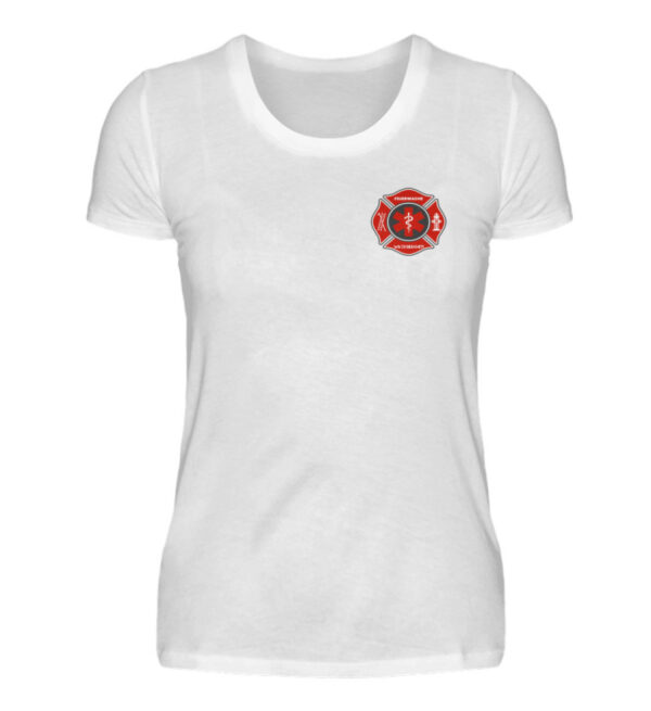 Feuerwehr-Medizin personalisierbar - Damenshirt-3