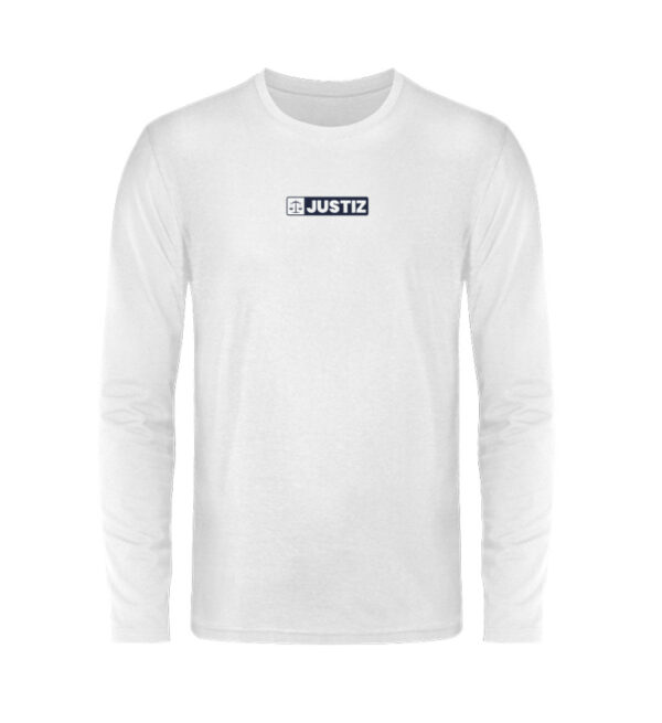 Rectangle Waage Justiz - Unisex Langarmshirt-3